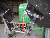 front mounted v rake